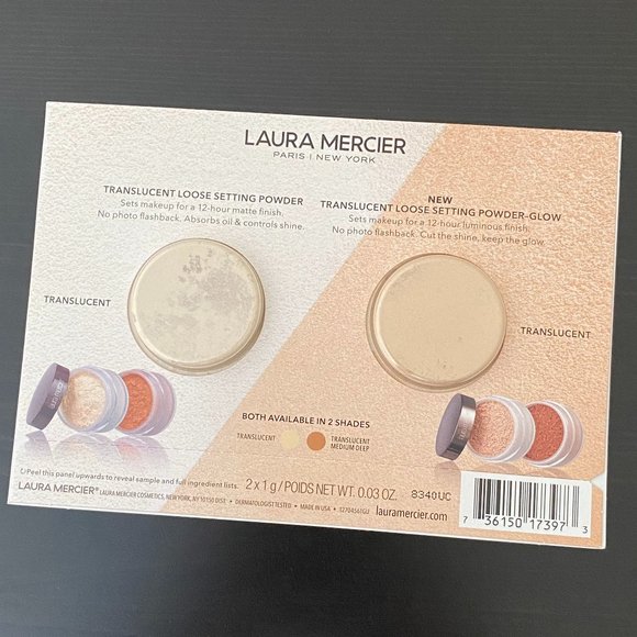 Laura Mercier Translucent Setting Powder duo (Matte finish & Glow finish) - Picture 1 of 9